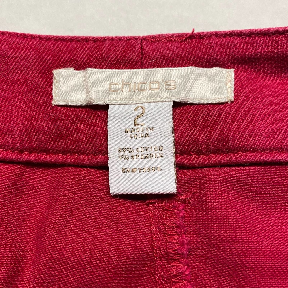 Classic Red Denim Skirt - Picture 7 of 8